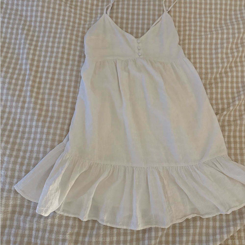 Abercrombie & Fitch Cream Sleeveless Top